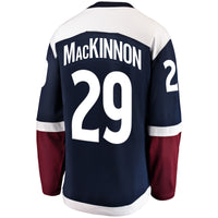 Colorado Avalanche Nathan MacKinnon Navy jersey – view 4
