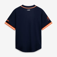 Virginia Cavaliers Mesh Full-Button Navy jersey – view 3