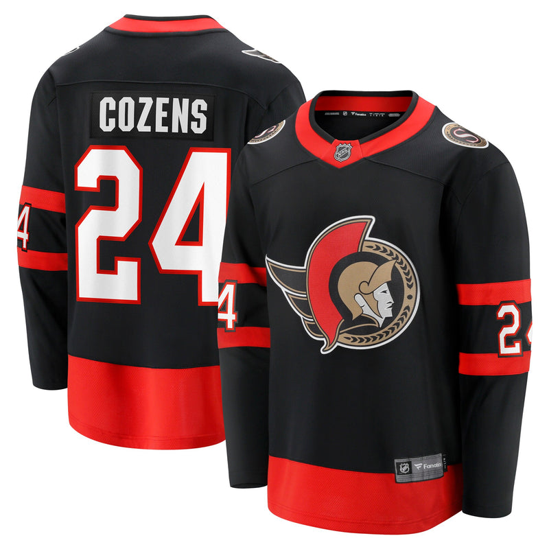 Ottawa Senators Dylan Cozens Black jersey – view 1