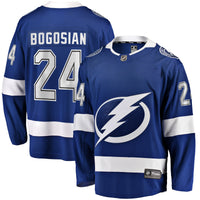 Tampa Bay Lightning Zach Bogosian Blue jersey – view 1