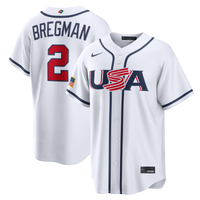 USA Baseball Alex Bregman White jersey – view 2