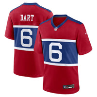 New York Giants Jaxson Dart Red jersey – view 2