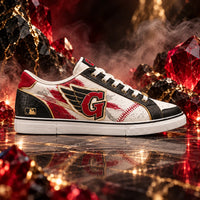 CLE in Cream and Black - Winged G Low-Top Sneakers - main