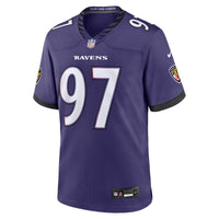 Baltimore Ravens Ethan Burke Purple jersey – view 3