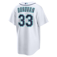 Seattle Mariners Brendan Donovan White jersey – view 4